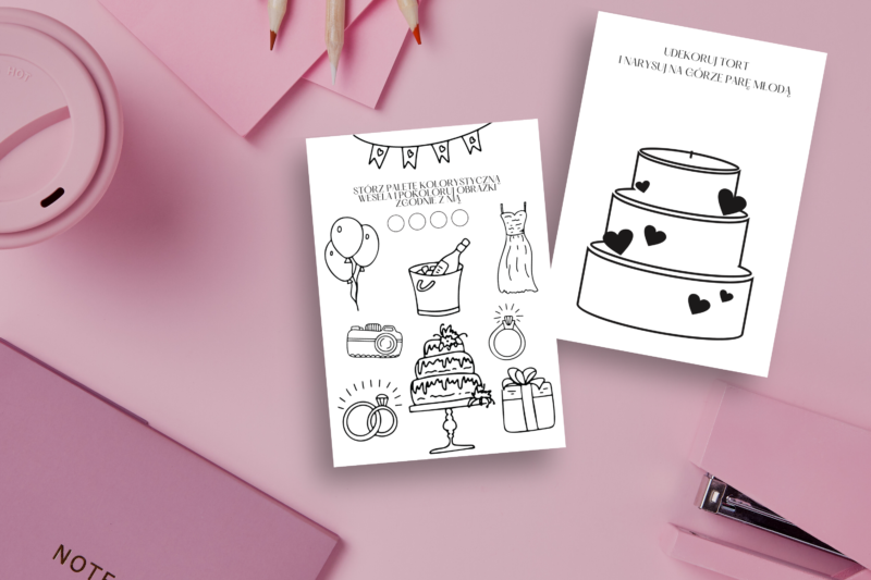 Ślubne kolorowanki i zabawy dla dzieci pdf
