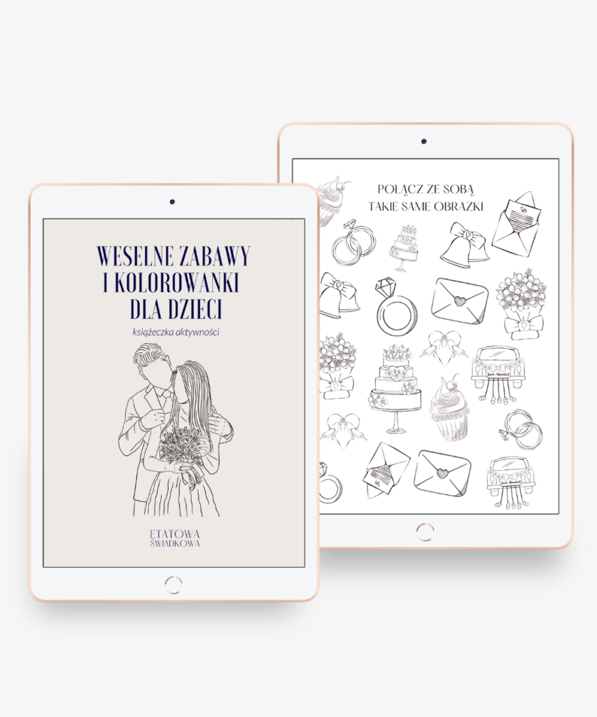 Ślubne kolorowanki i zabawy dla dzieci pdf