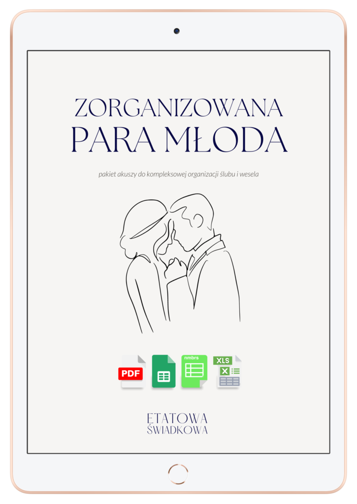 zorganizowana para młoda