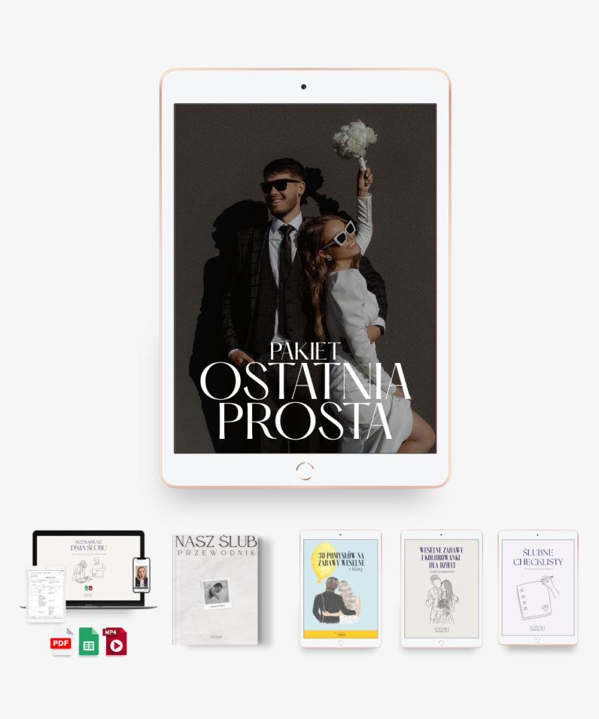 pakiet ślubny ostatnia prosta przed ślubem