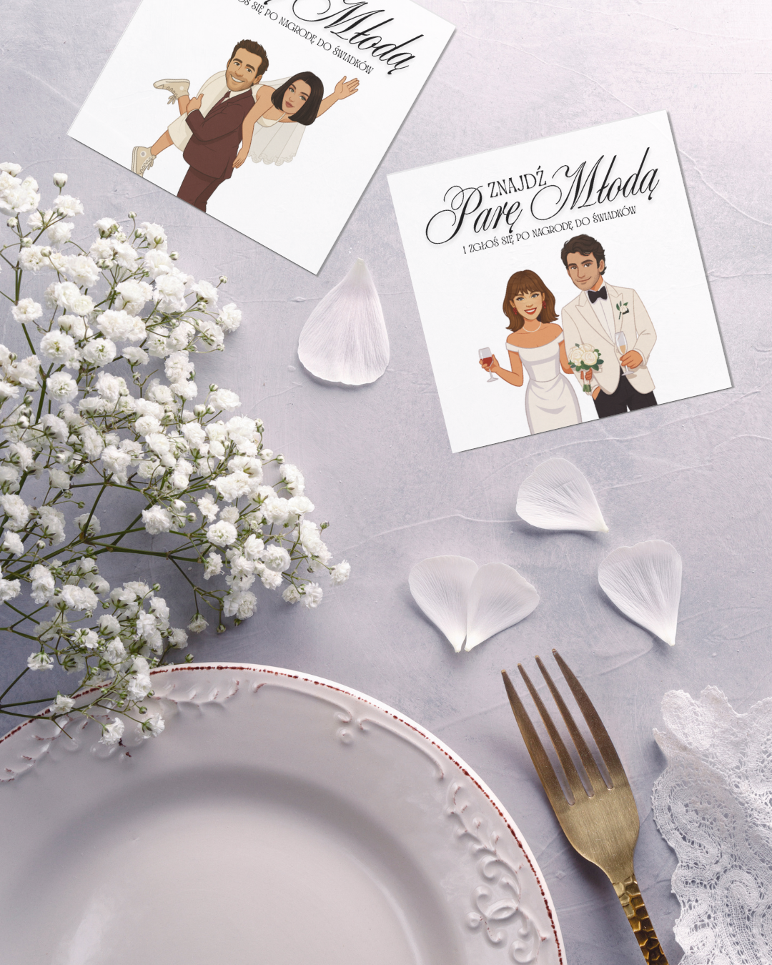 Zdrapki ślubne "Znajdź Parę Młodą" - obrazek 2